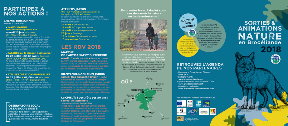 CPIE Forêt de Brocéliande Sorties 2018